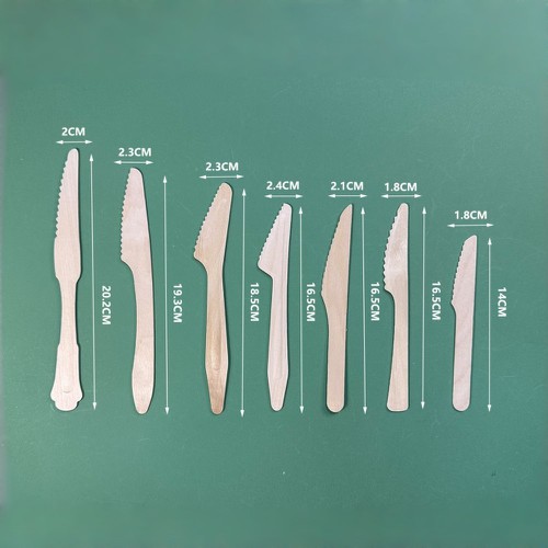 Disposable wooden knives 1 Disposable wooden knives 1